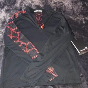 Brand new Spyder DryWeb 1/2 zip pullover - med